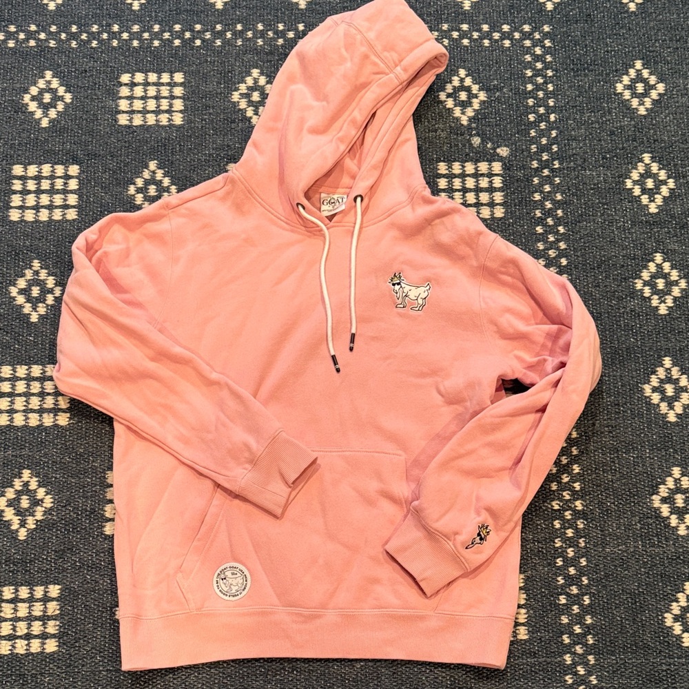 GOAT USA light pink hoodie